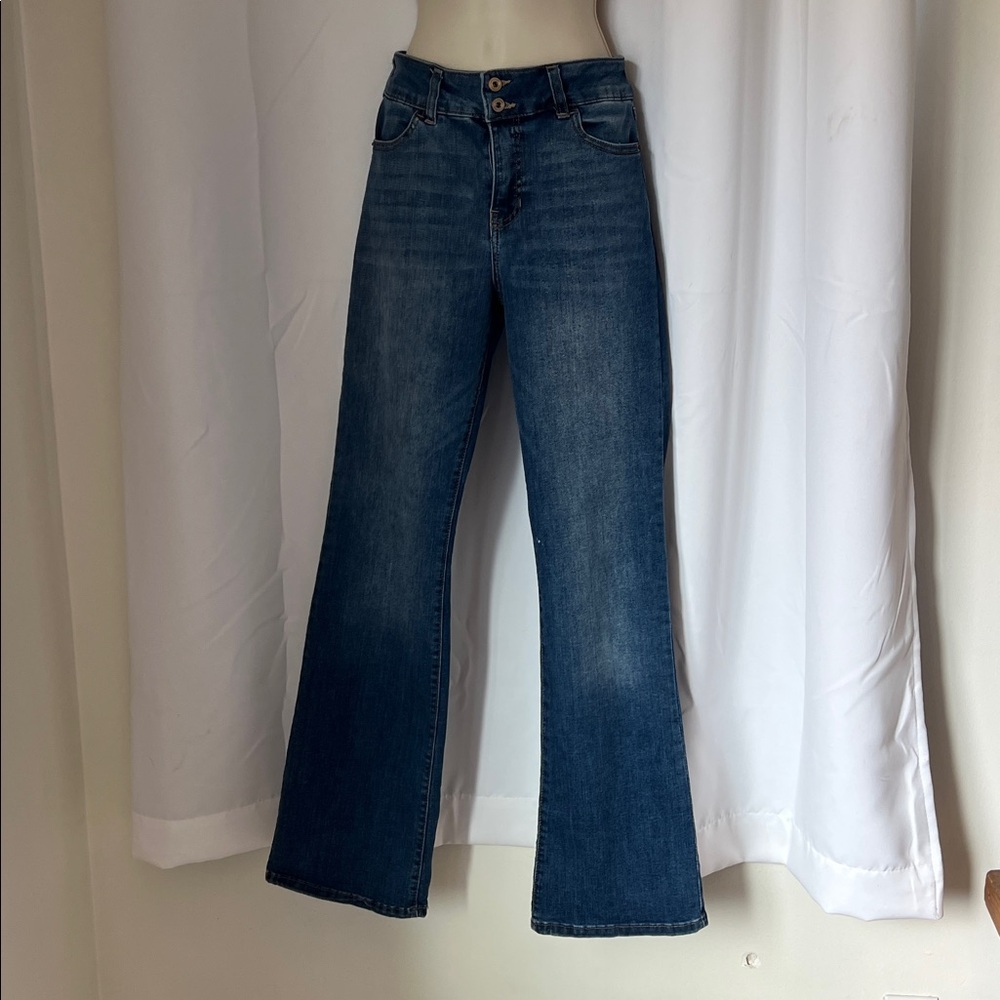 BCBGeneration Dark Blue Flare Jeans